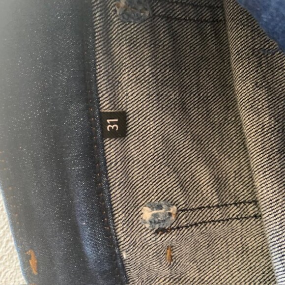 7 For All Mankind Explorer Modern Dojo High Waist Wide Leg Boho Jeans Size 31 - Picture 8 of 8